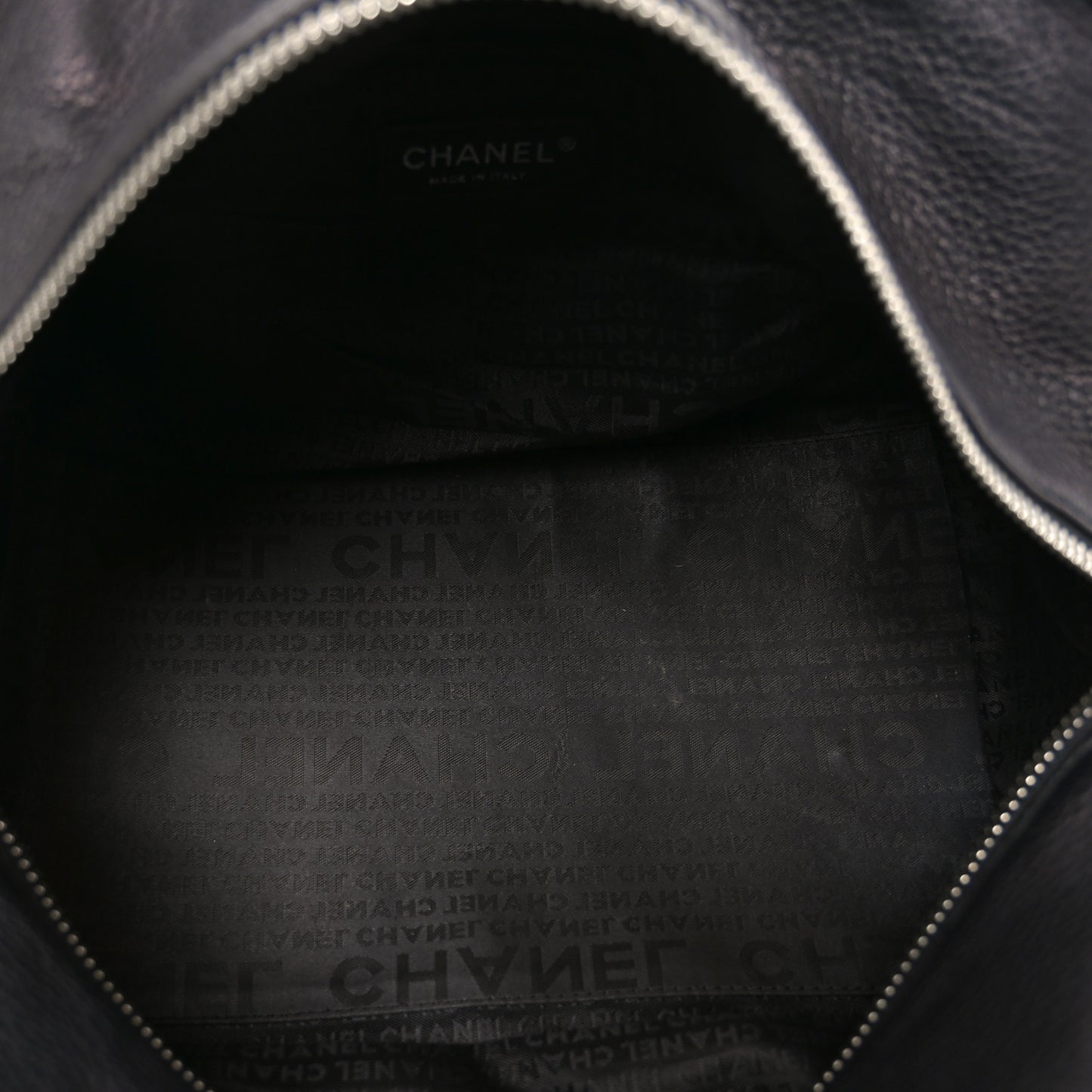 Calfskin Bolt Bowler Black