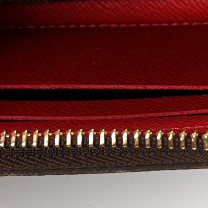 Louis Vuitton Damier Ebene Clemence Wallet Cherry 10 of 10