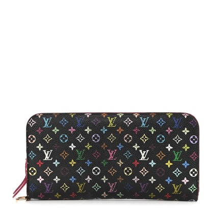Louis Vuitton Monogram Multicolor Insolite Wallet Black Grenade 1 of 9