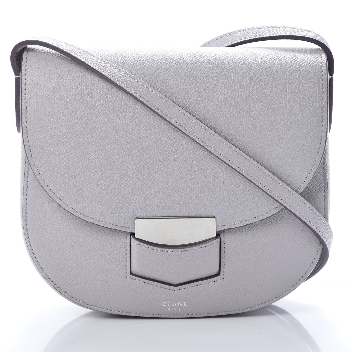 Grained Calfskin Small Trotteur Magnolia