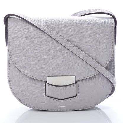 Celine Grained Calfskin Small Trotteur Magnolia 8 of 10