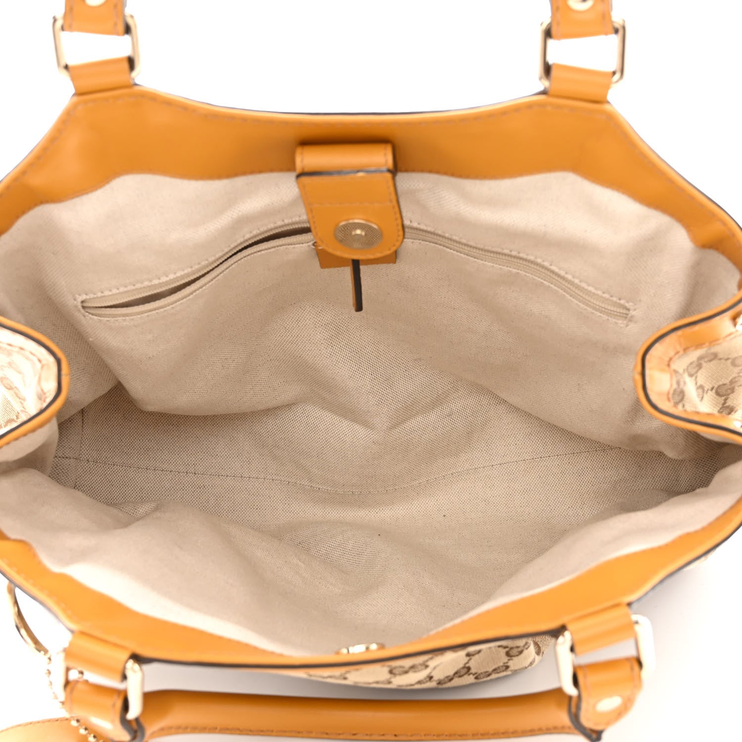 Gucci Monogram Medium Sukey Tote Yellow 5 of 12