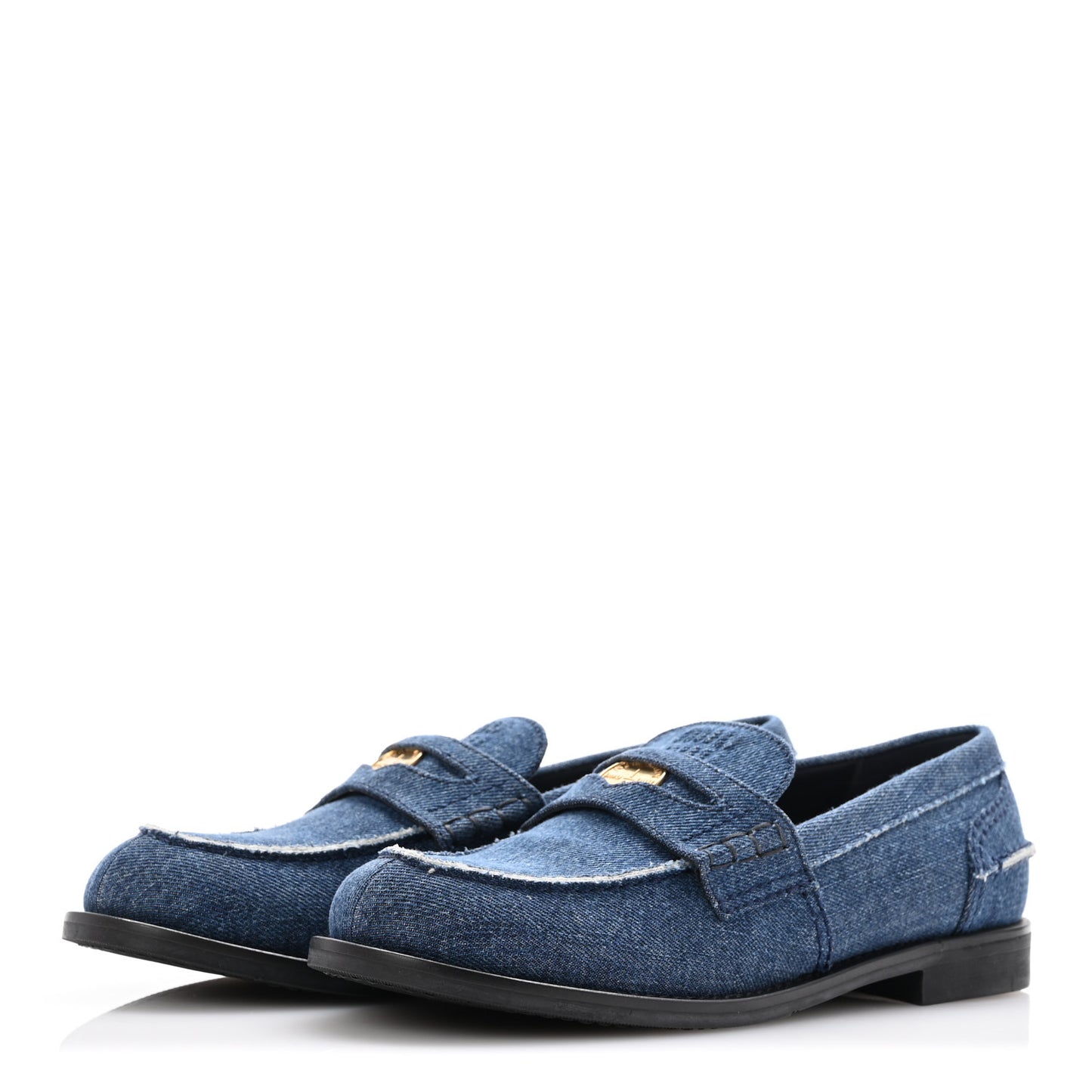 Denim Penny Loafer 38 Denim