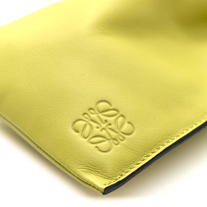 Loewe Calfskin Mini Drawstring Flamenco Knot Crossbody Pocket Bag Lime Green 9 of 9