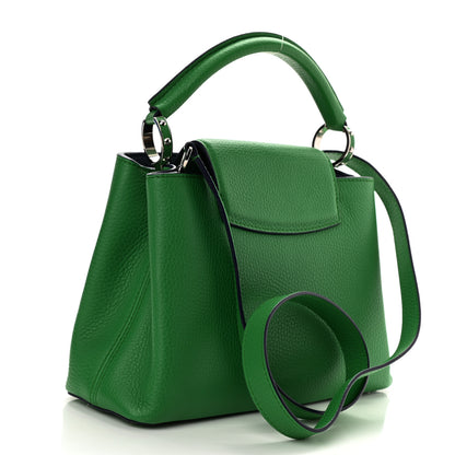 Louis Vuitton Taurillon Capucines BB Bamboo Indigo 3 of 7