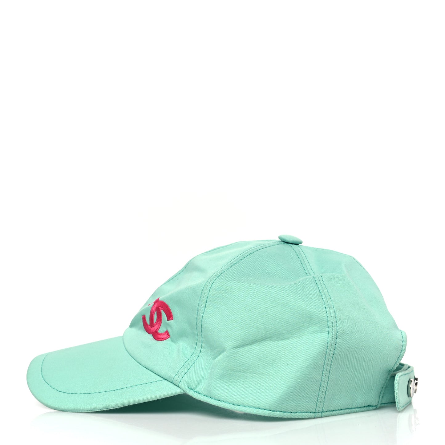 Cotton CC Cap Hat Turquoise Fuchsia