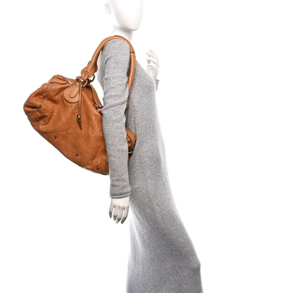 Chloe Calfskin Large Paddington Satchel Beige 2 of 12