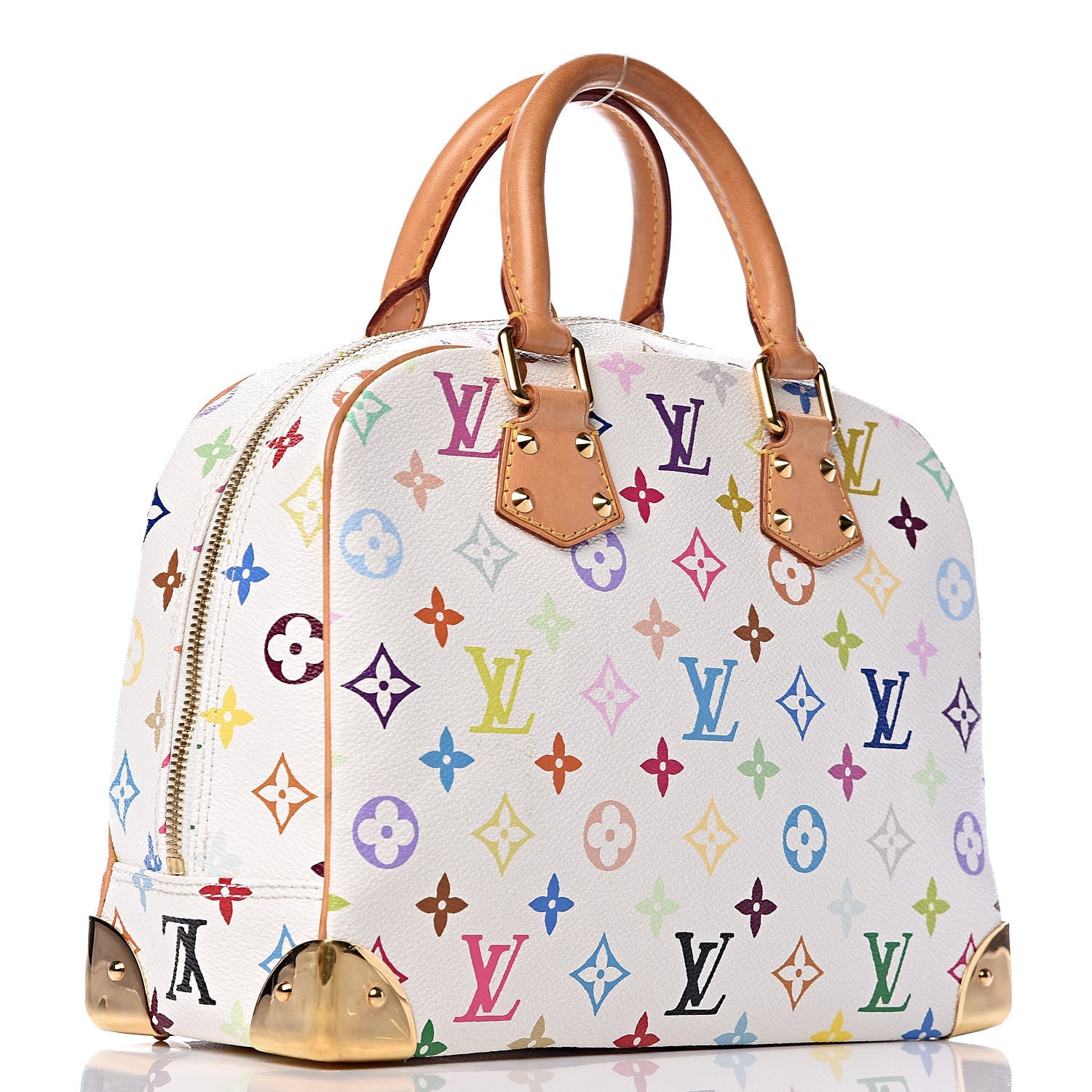 Louis Vuitton Monogram Multicolor Trouville White 3 of 9