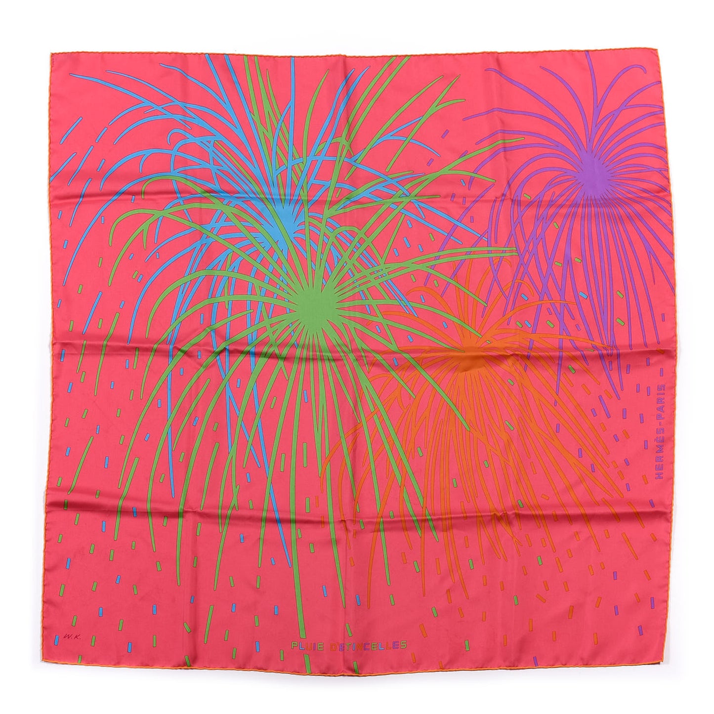 Silk Pluie d'Etincelles Scarf 90