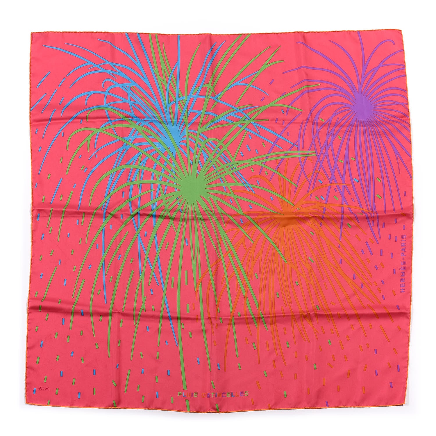 Hermes Silk Pluie d'Etincelles Scarf 90 1 of 6