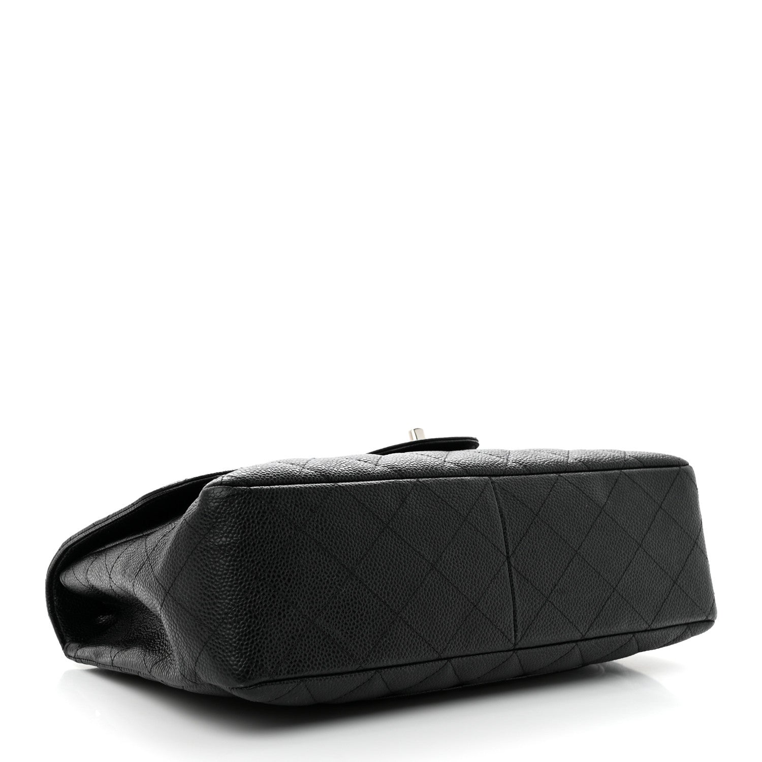 Chanel Caviar Quilted Jumbo Single Flap Black 4 of 13