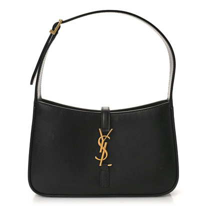 Saint Laurent Smooth Calfskin Le 5 A 7 Hobo Black 1 of 8