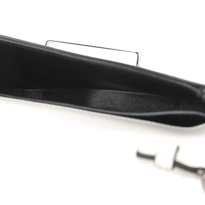 Prada City Calfskin Sidonie Belt Bag White Black 6 of 10