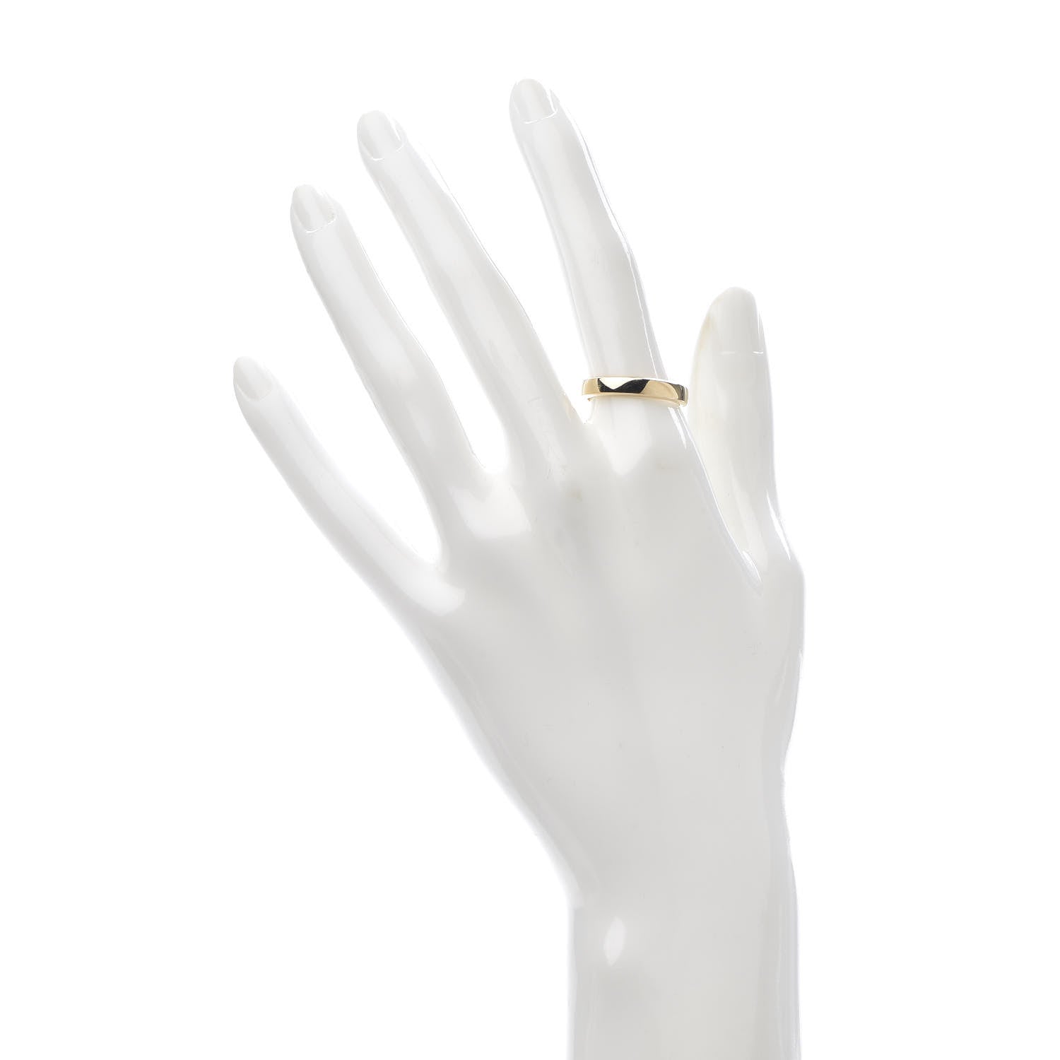 Van Cleef & Arpels 18K Yellow Gold 4mm Toujours Wedding Band Ring 55 7.25 2 of 5