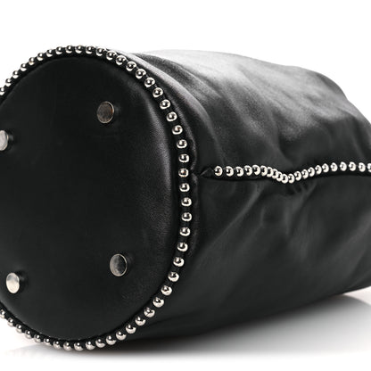 Alexander Wang Lambskin Attica Chain Dry Sack Bucket Bag Black 9 of 11