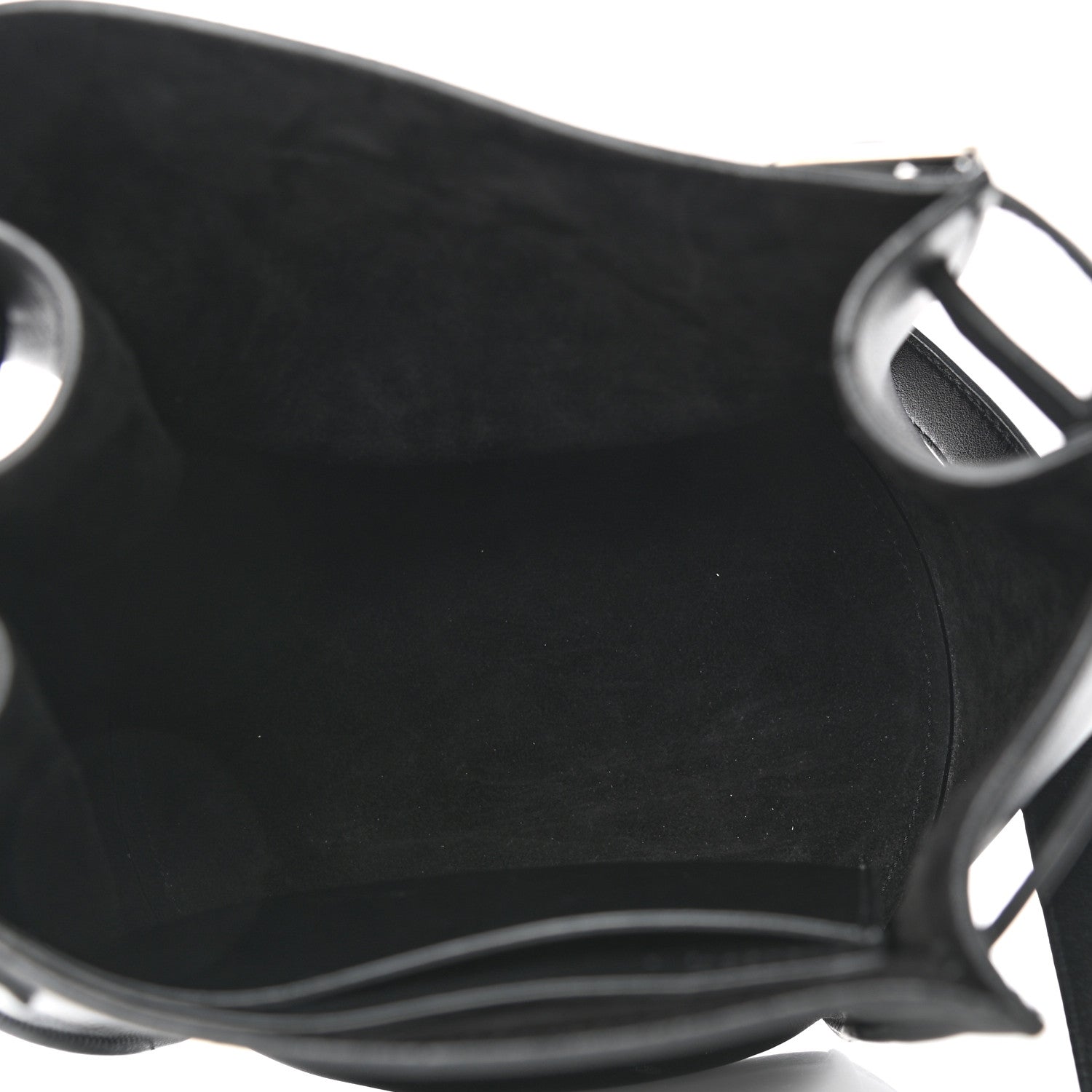 Celine Smooth Calfskin Long Strap Big Bag Bucket Black 9 of 21