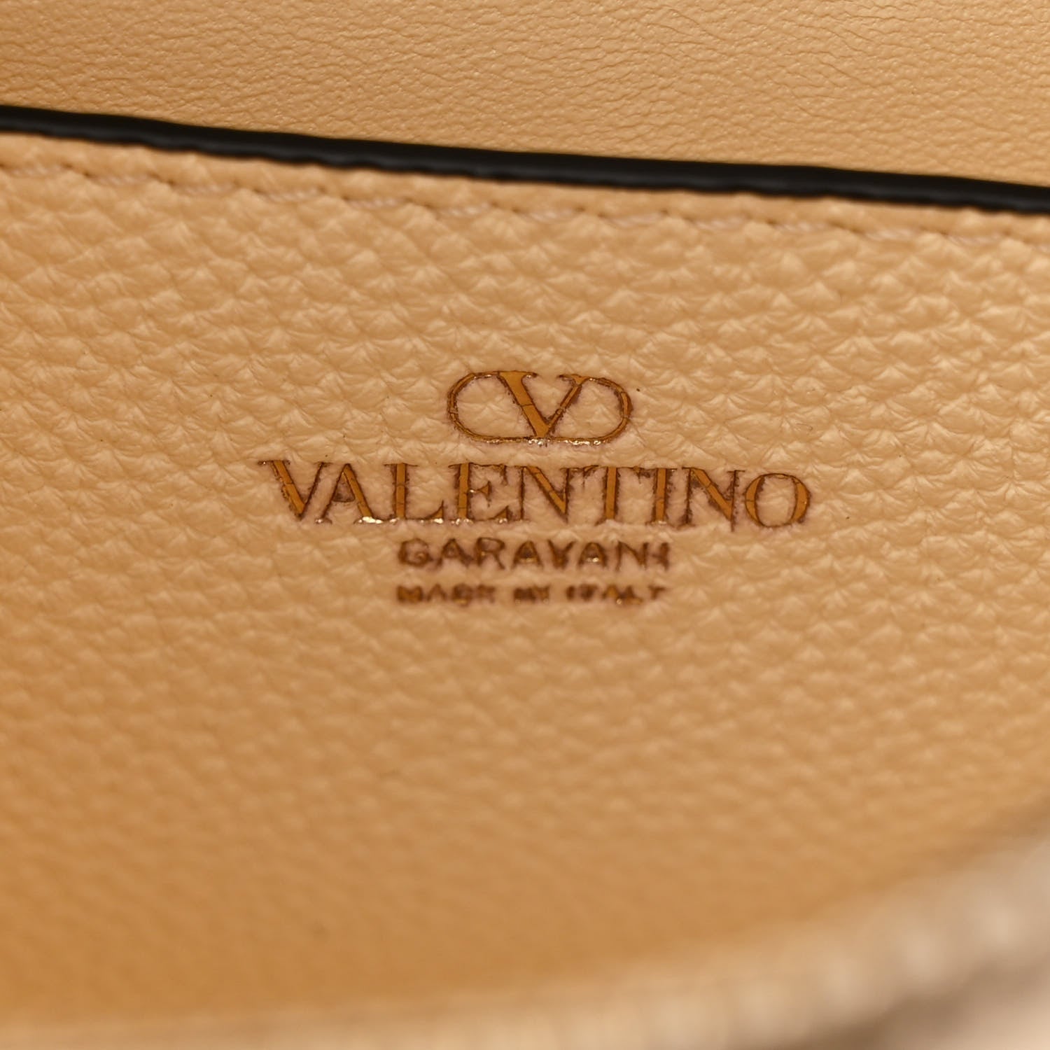 Valentino Garavani Grainy Calfskin Small Rockstud Hobo Ivory 6 of 9
