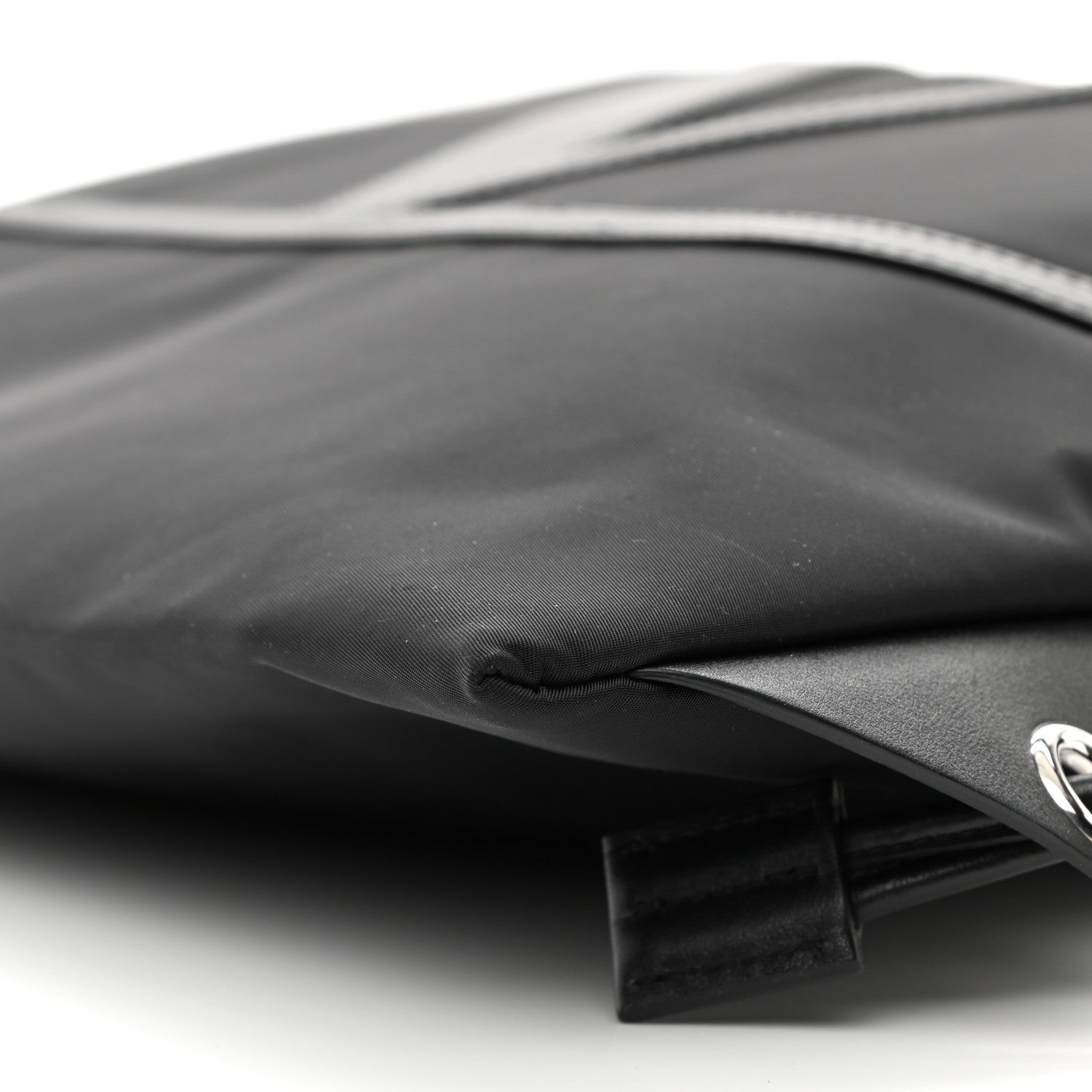 Valentino Garavani Nylon VLogo Drawstring Backpack Black 10 of 12