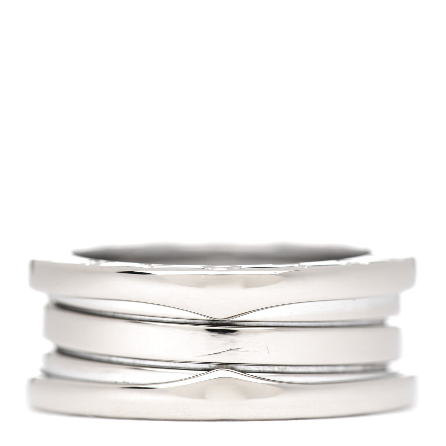 18K White Gold B.Zero1 Three-Band Ring 53 6.25