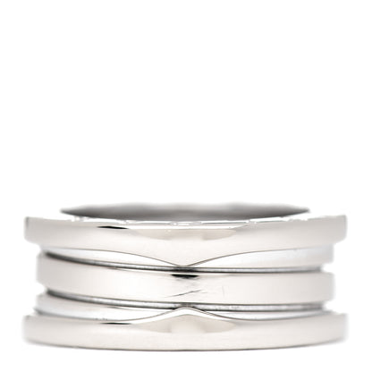 Bulgari 18K White Gold B.Zero1 Three-Band Ring 53 6.25 3 of 5