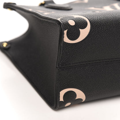 Louis Vuitton Empreinte Monogram Giant Onthego PM Black Beige 7 of 8