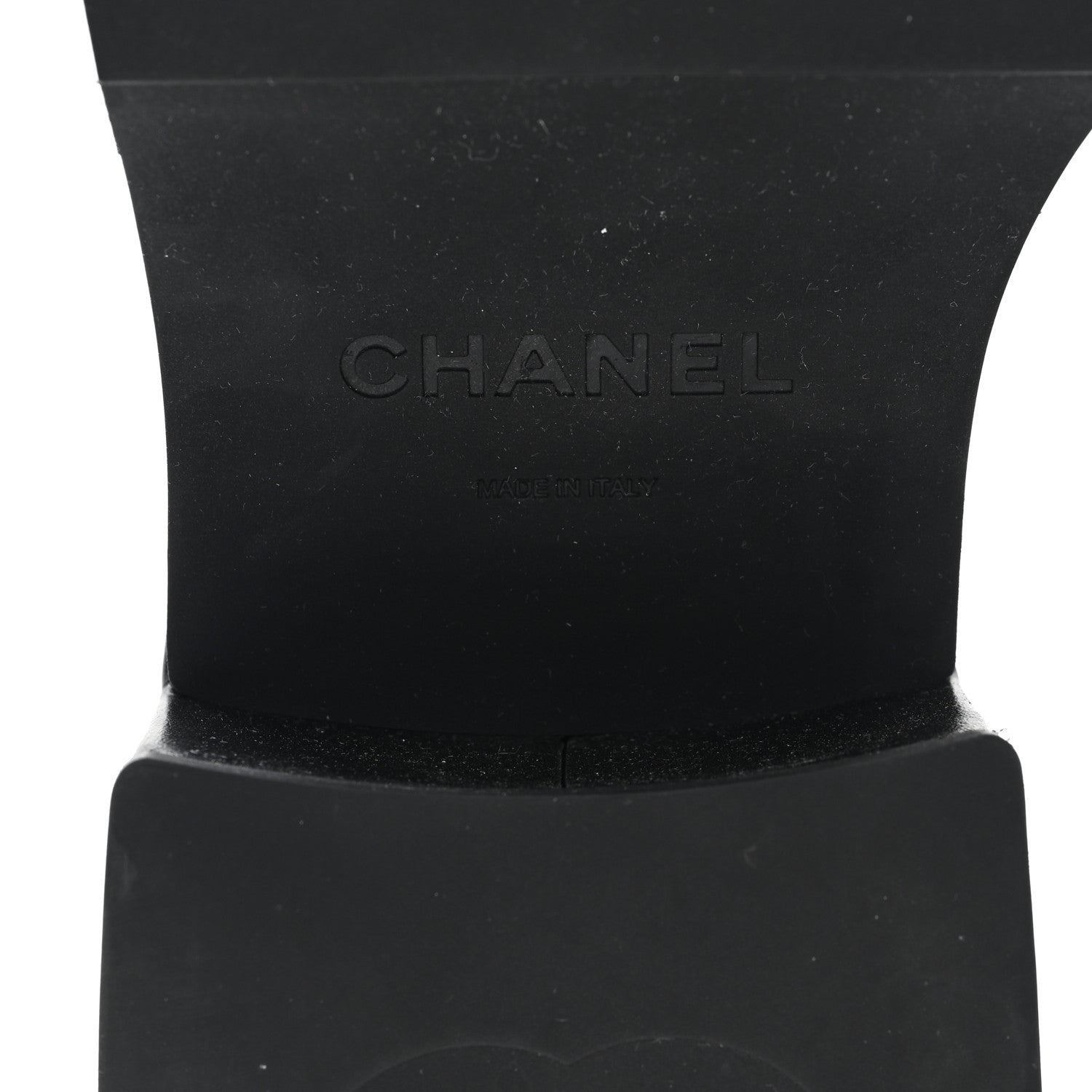 Chanel Calfskin CC Platform Loafers 38 Black 7 of 11