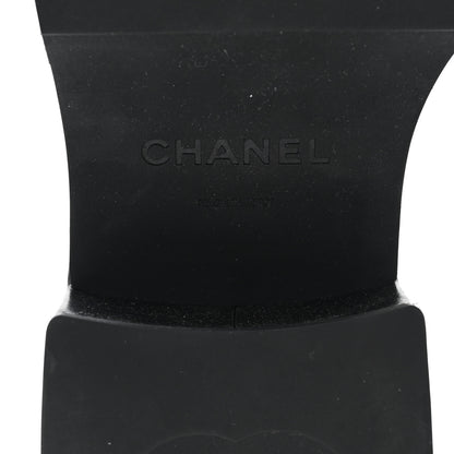 Chanel Calfskin CC Platform Loafers 38 Black 7 of 11