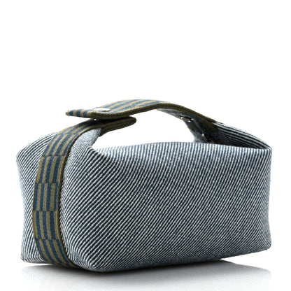 Hermes Wool Small Bride-A-Brac H Natte Pouch Bleu Abysse 3 of 8