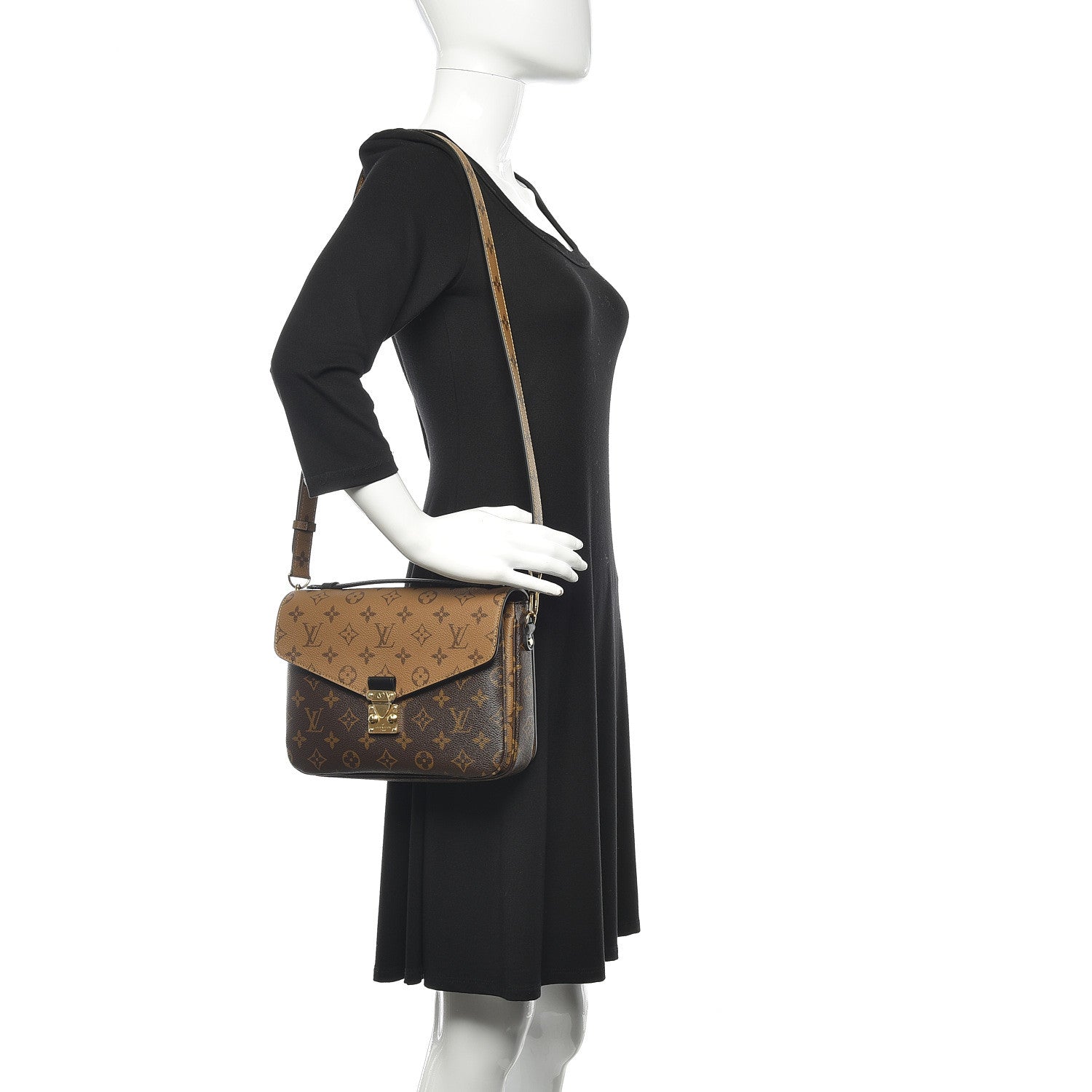 Louis Vuitton Reverse Monogram Pochette Metis 2 of 9