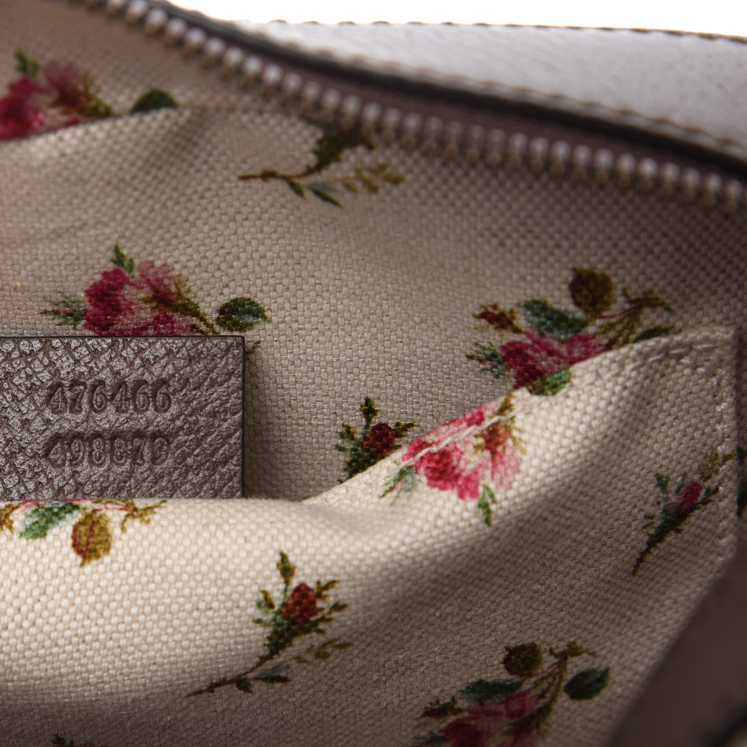 Gucci GG Supreme Monogram Web Neo Vintage Shoulder Bag Beige New Acero Crop 9 of 10