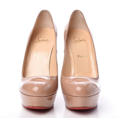 Christian Louboutin Patent Bianca 140 Pumps 40.5 Nude 2 of 11