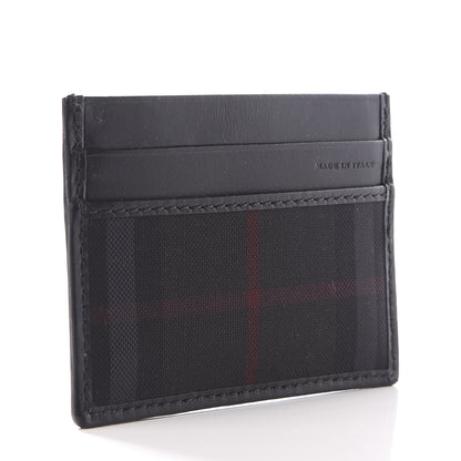 Burberry Horseferry Check Calfskin Card Case Charcoal Black 2 of 8
