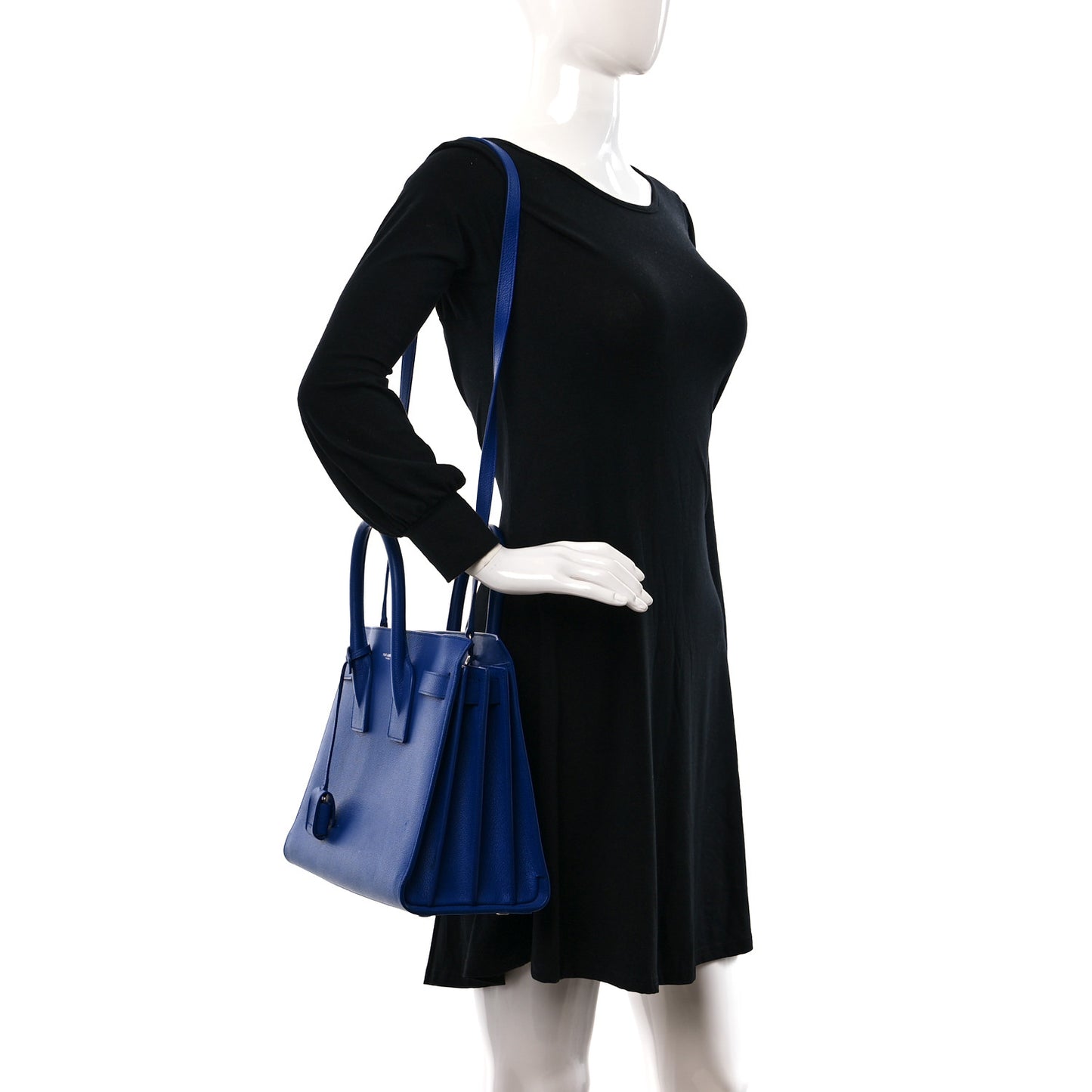 Grained Calfskin Small Sac De Jour Outremer