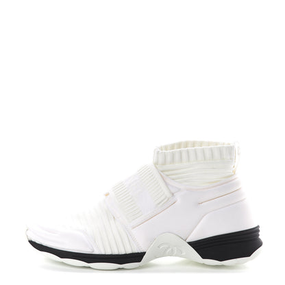 Chanel Stretch Fabric CC Sneakers 35 White 1 of 7