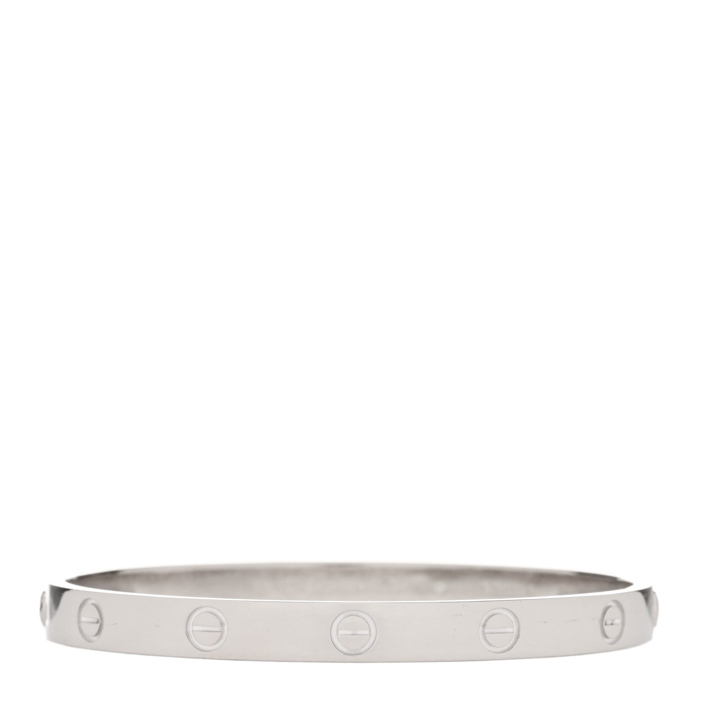 18K White Gold LOVE Bracelet 18