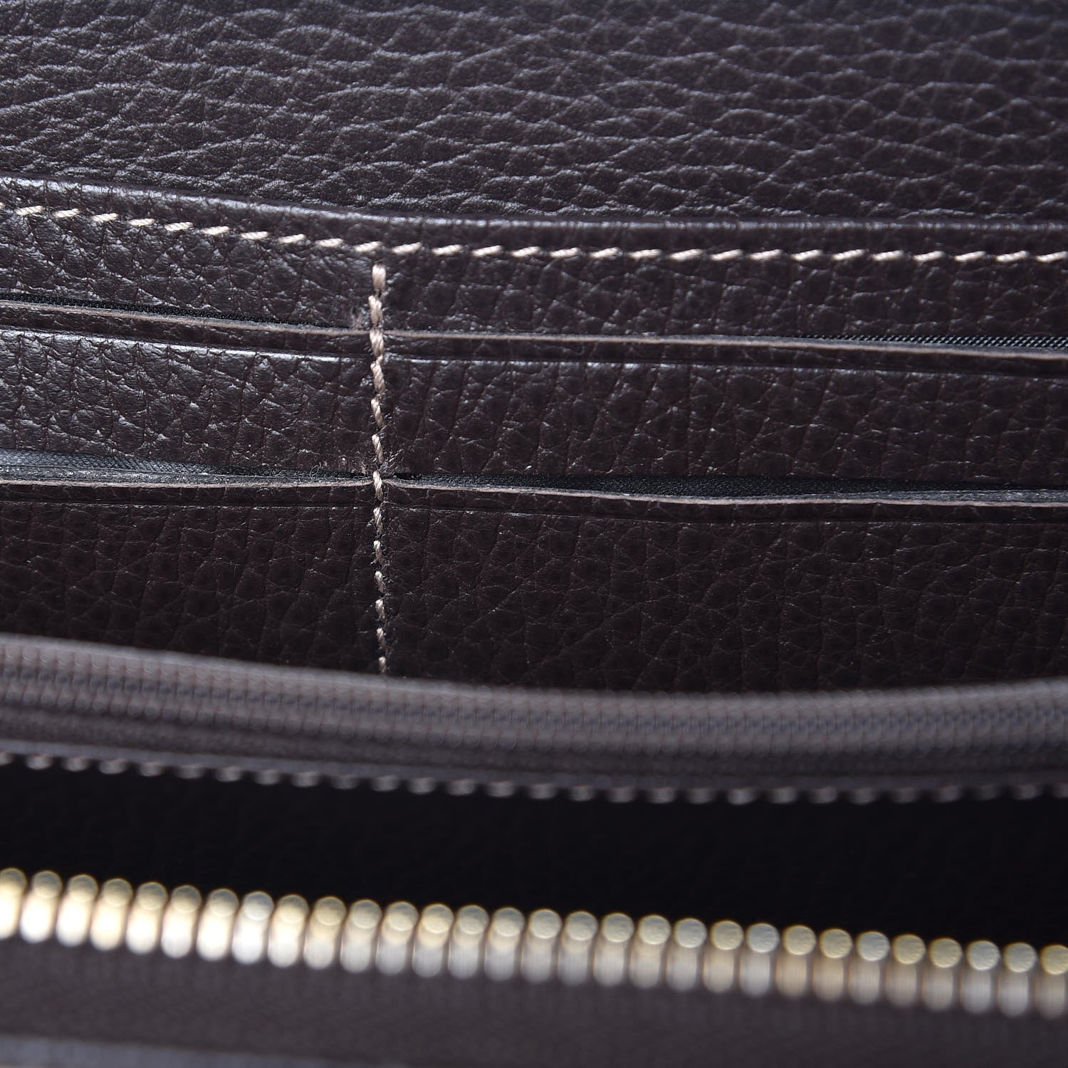 Gucci Crystal Monogram Zip Around Wallet Brown 8 of 8