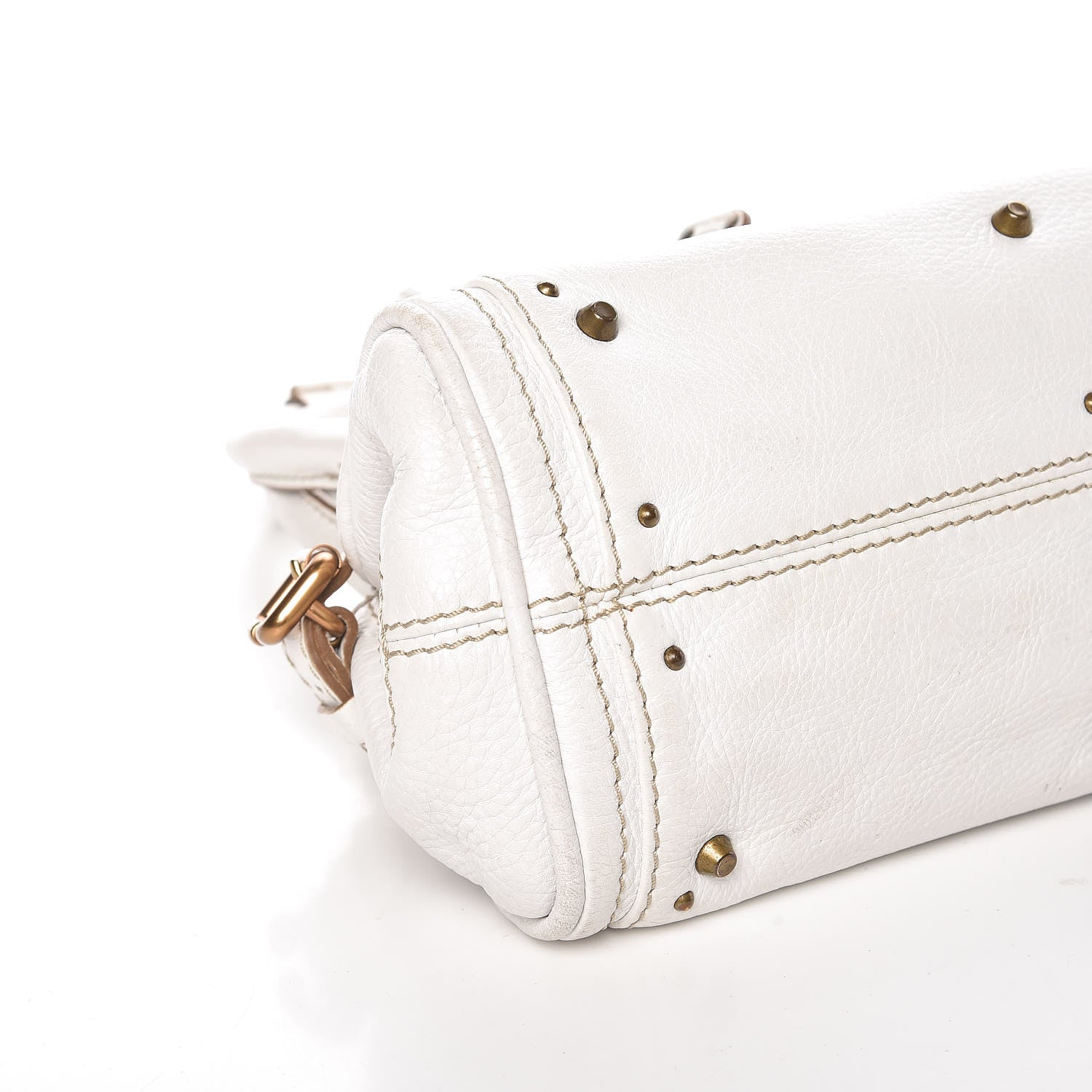 Chloe Calfskin Small Paddington Satchel White 5 of 18