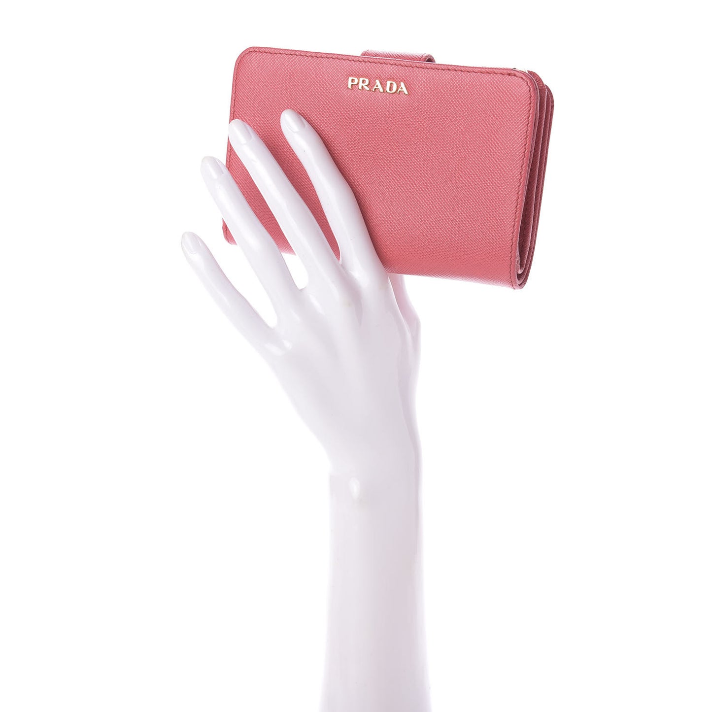 Saffiano Compact Wallet Fragola