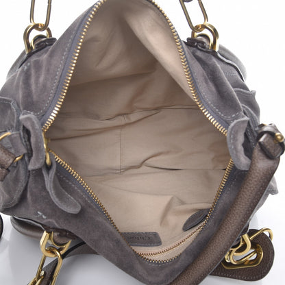 Chloe Suede Calfskin Medium Paraty Rock 6 of 8
