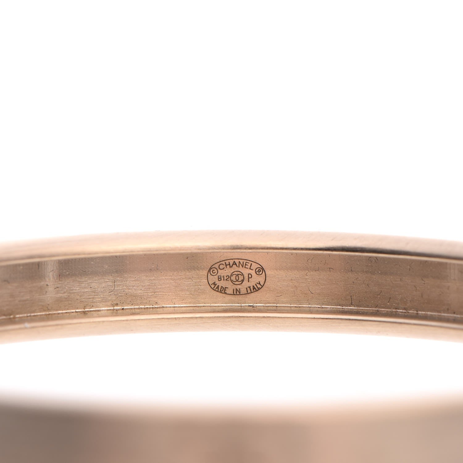 Chanel Resin Metal CC Bangle Set of 3 Black White Gold 8 of 8