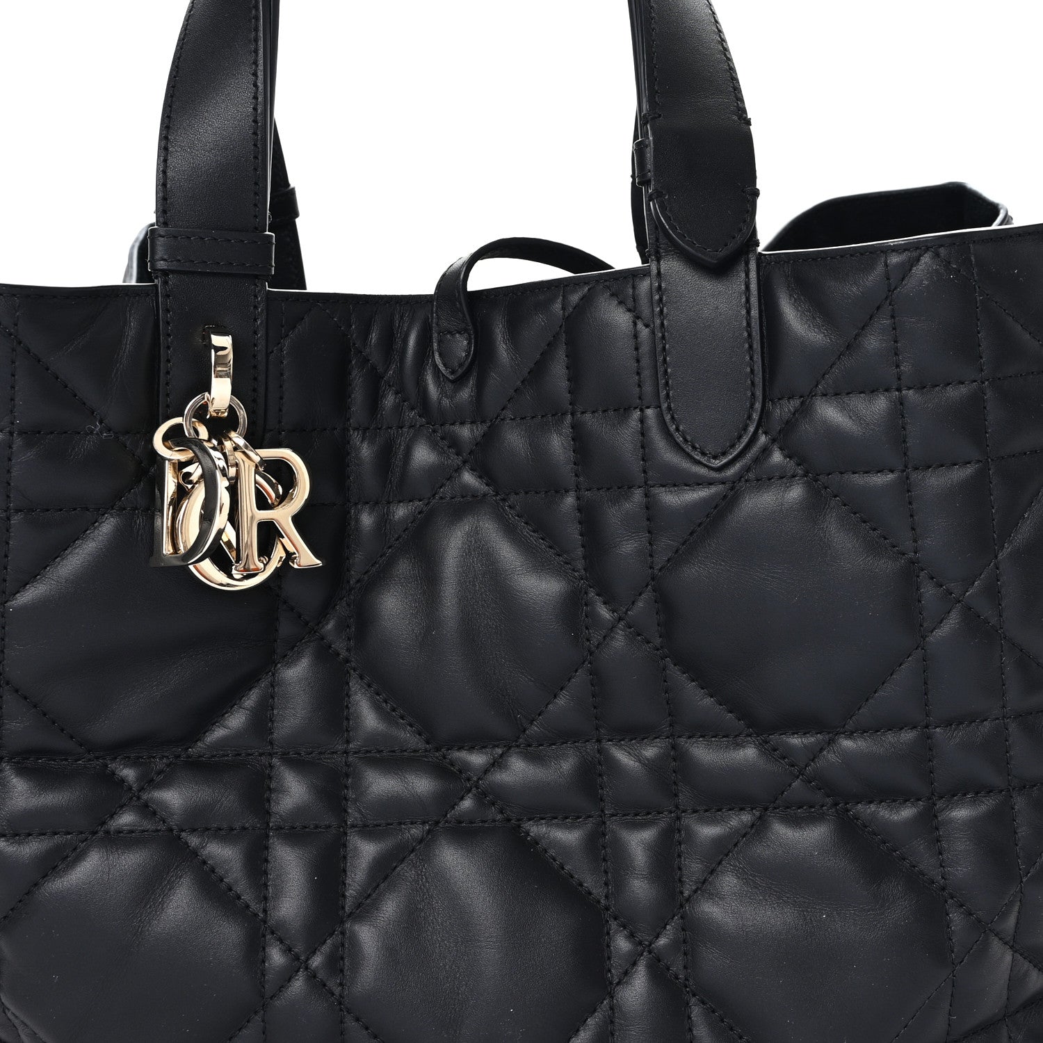 Christian Dior Calfskin Macrocannage Large Toujours Black 6 of 12