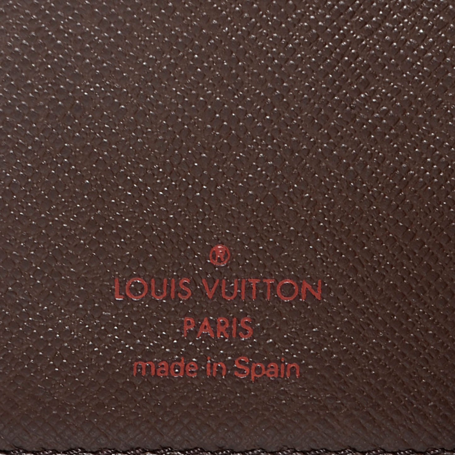 Damier Ebene Small Ring Agenda Cover