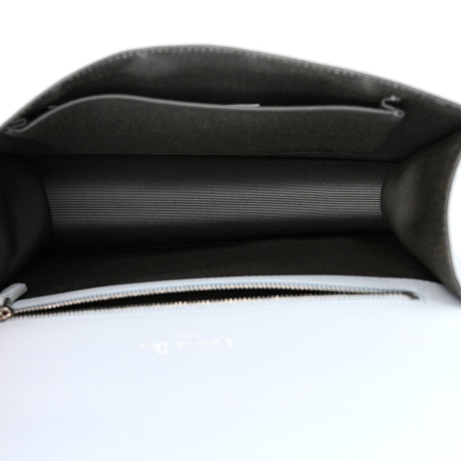 Christian Dior Grained Calfskin Medium Diorama Flap Bag Light Blue 5 of 15