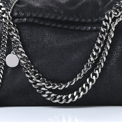 Stella McCartney Shaggy Deer Mini Falabella Fold Over Tote Black 10 of 12