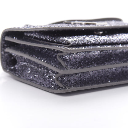 Saint Laurent Glitter Nappa Small Monogram Sunset Grey 9 of 11