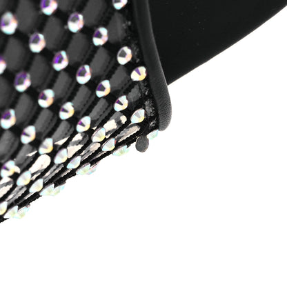 Saint Laurent Mesh Strass Giqua 95 Mule Sandals 39 Black 10 of 12