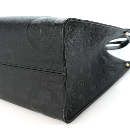 Louis Vuitton Empreinte Monogram Giant Onthego MM Black 9 of 9