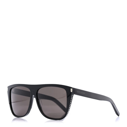 Saint Laurent Studded Sunglasses SL1 022 Black 1 of 7