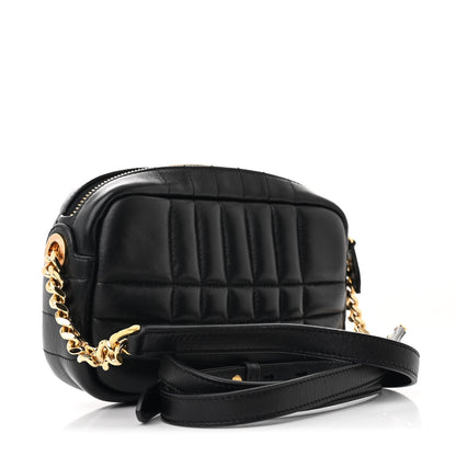 Burberry Calfskin Quilted Small Lola Camera Bag Black 3 of 10
