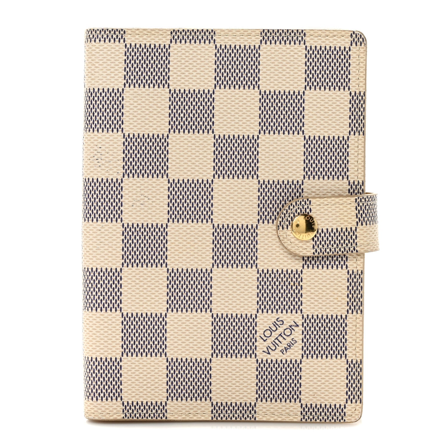 Louis Vuitton Damier Azur Small Ring Agenda Cover 1 of 6